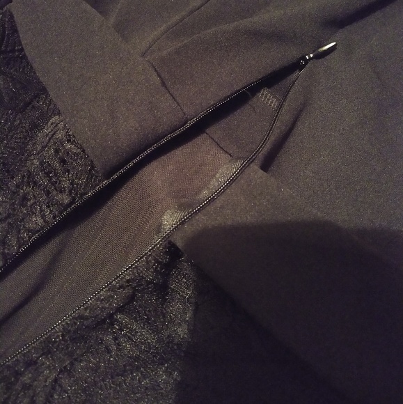 Fashion top lace detailed jumpsuit with belt. - Picture 8 of 9